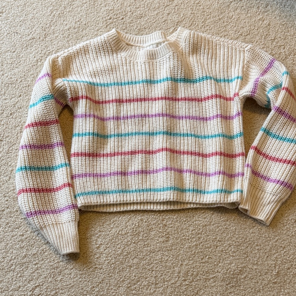 Girls cropped sweater size 8